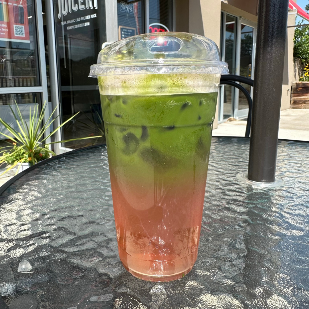 Pomegranate Matcha Lemonade
